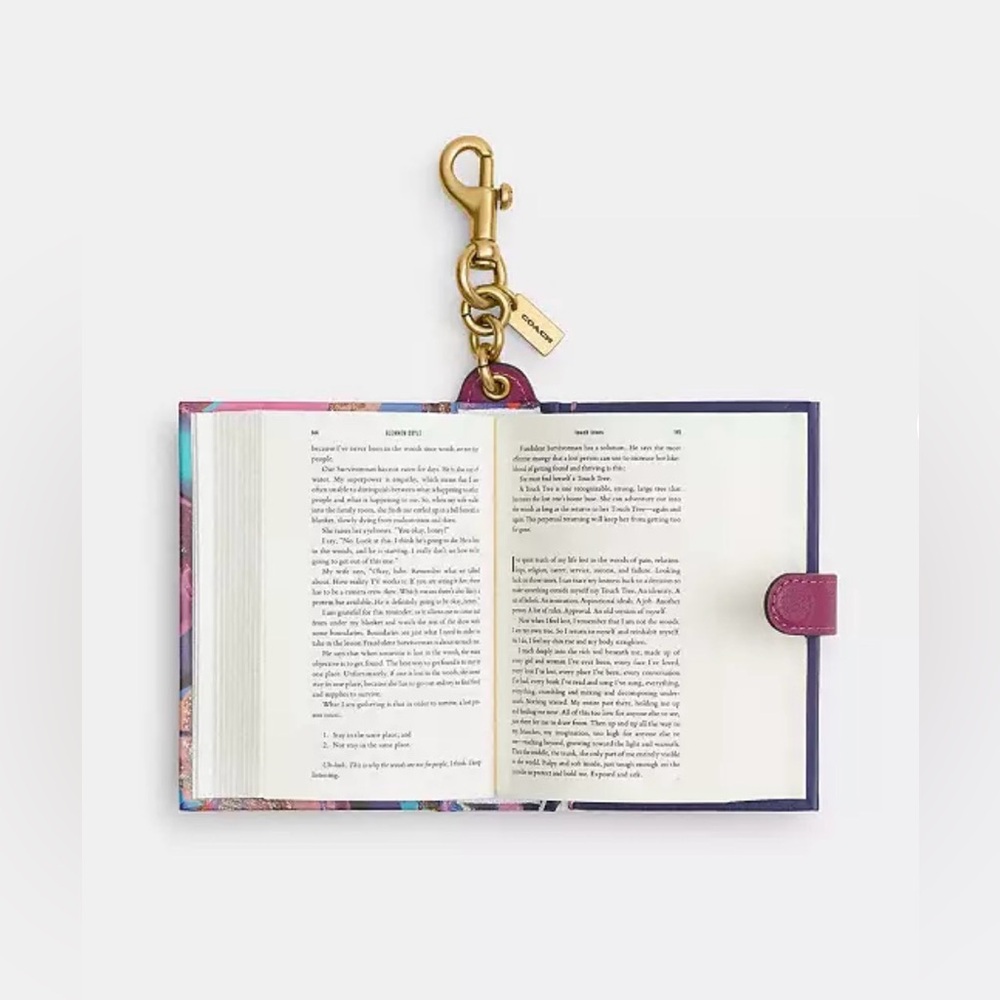 SOLD 🛍️ Coach Book Bag Charm - Untamed By Glennon Doyle - Picture 3 of 8